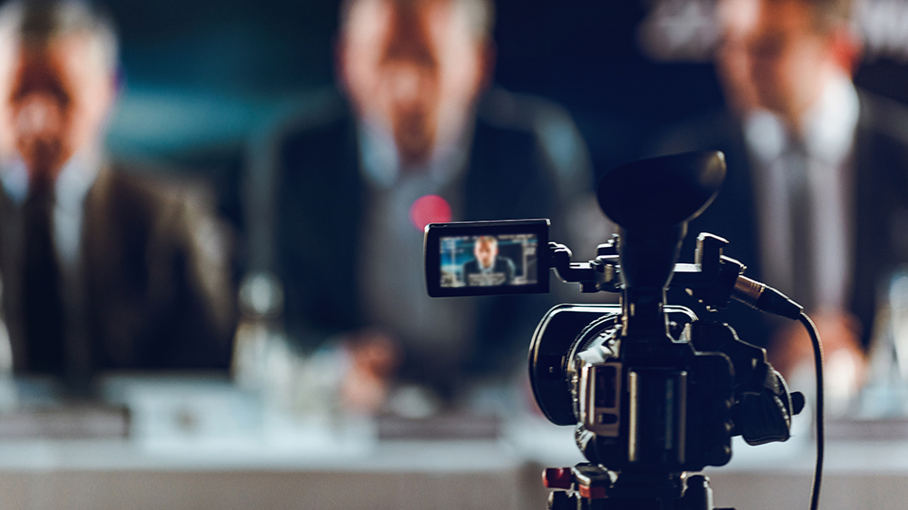 שידור כנסים מסיבות עיתונאים פאנלים ועידות